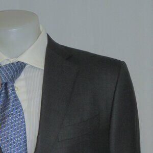 Ermenegildo Zegna Su Misura Exclusively 15milmil15 Gray Check Suit 44R